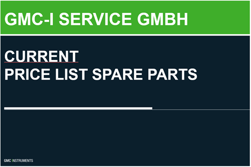 spare parts pricelist