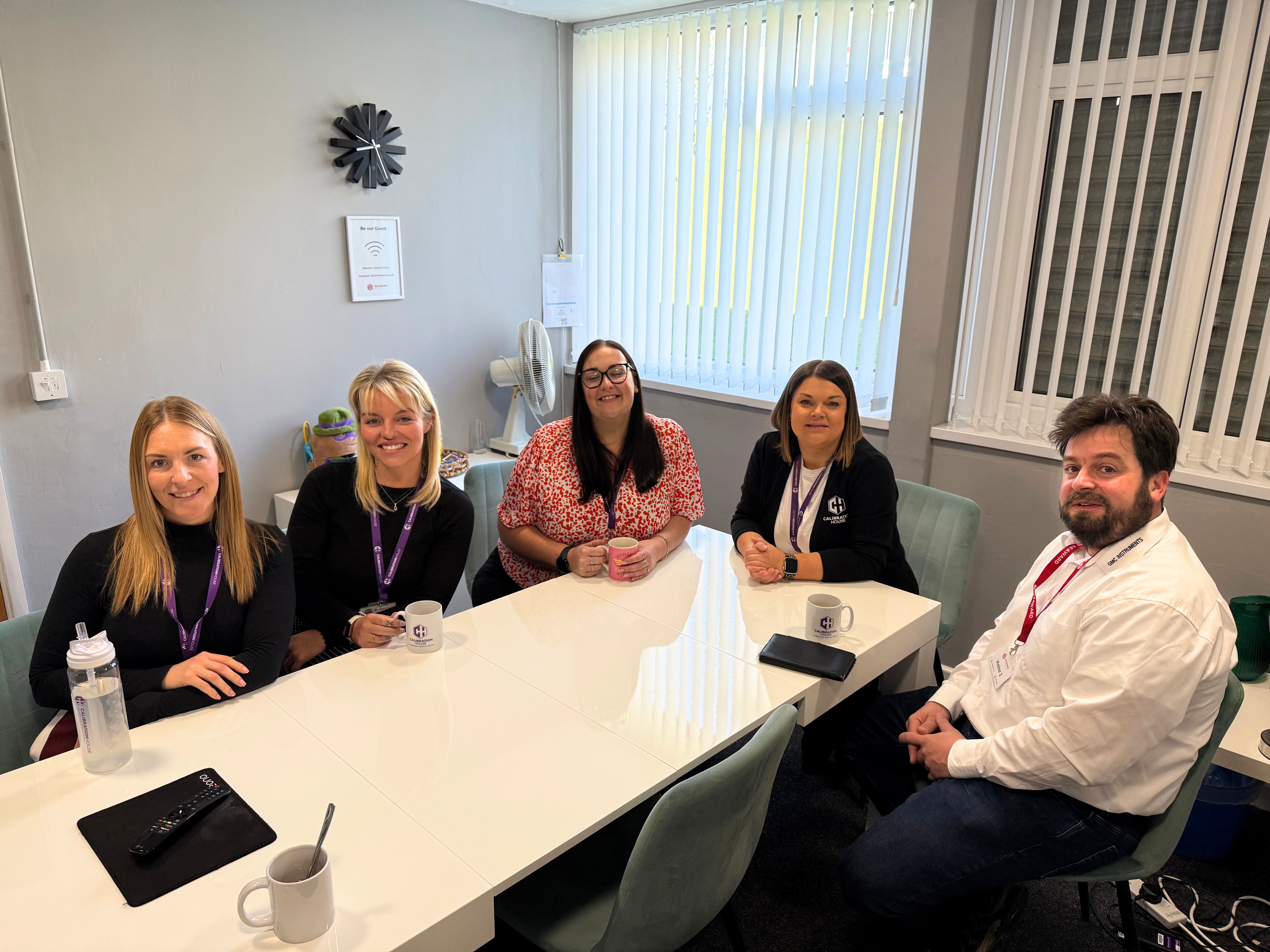 The UK Business Development Team and Michael Müller